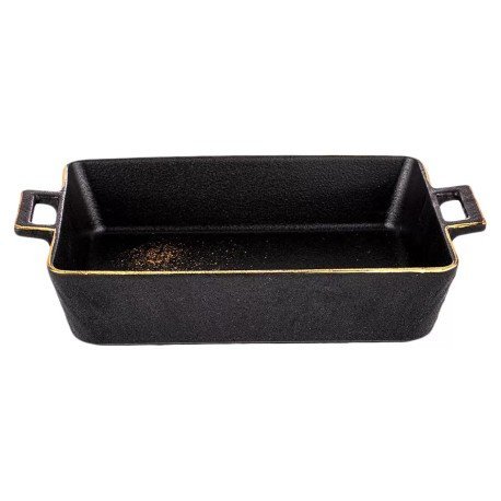 БЛЮДО ДЛЯ ЗАПЕКАНИЯ BRONCO "MIDNIGHT GOLD" 25СМ (КОР=24ШТ.)